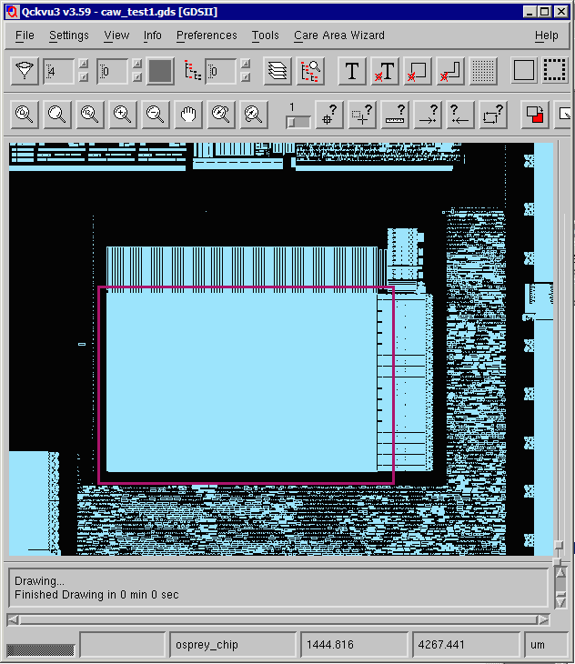 make sure the window generated by the bitmap analyzer is away from the display margins ...