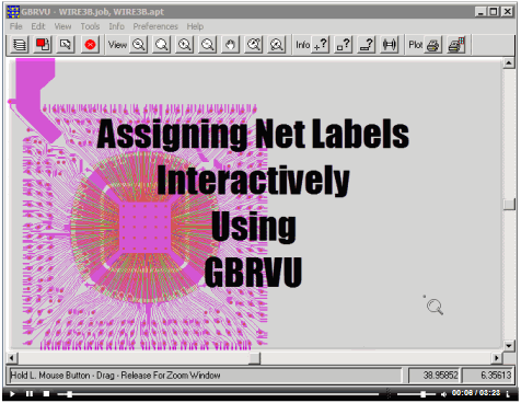 Flash tutorial on assigning net labels using GBRVU