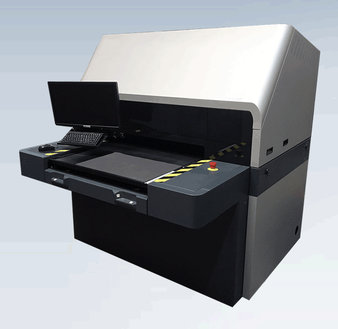 An optical inspection machine for printed circuit boards