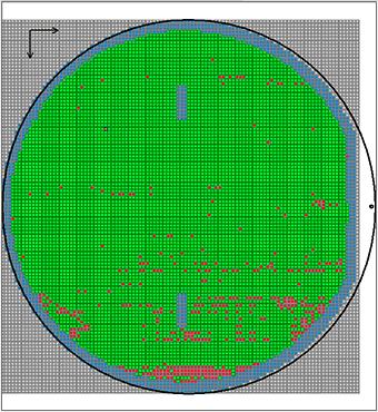 display of wafer map full view