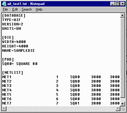 aif file displayed in notepad