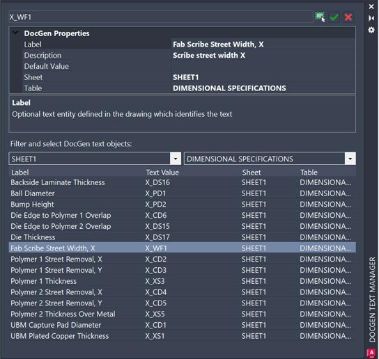 DocGen Text Manager