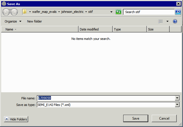 Use the Save As dialog, select the type of map file format and a filename.